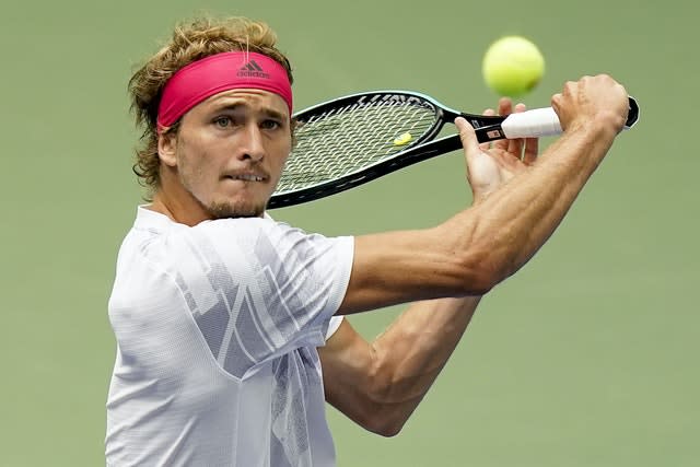 Zverev made many forays to the net