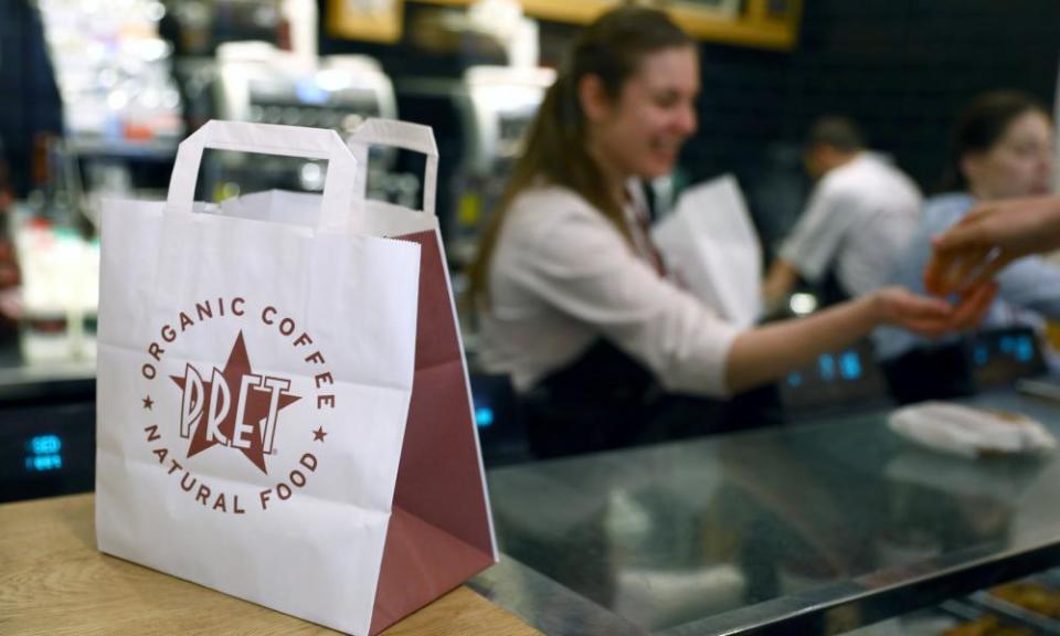 Pret draws 65% of its workforce from countries other than Britain