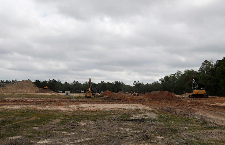 Work is currently underway on a new development site in Guyton that will bring over 100 new homes to the community along with some commercial storefronts.