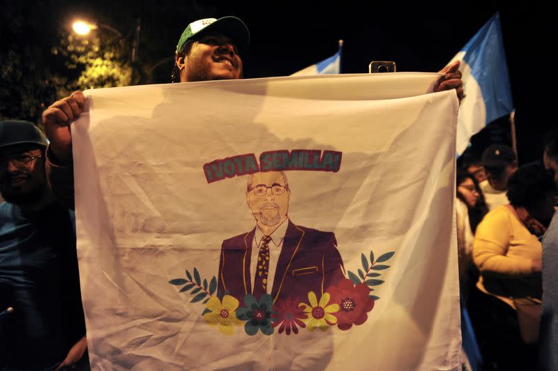 Presidential run-off election in Guatemala