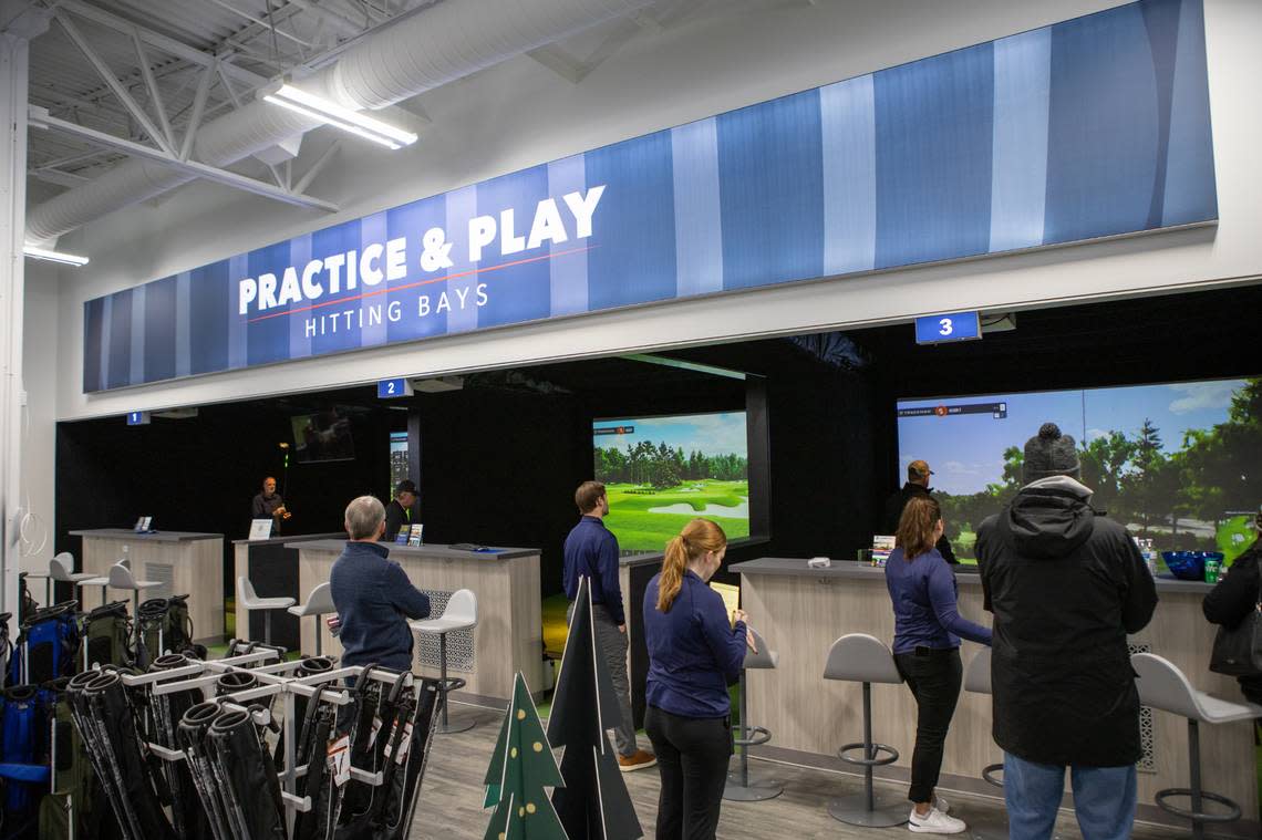 The Overland Park store will have the chain’s new Practice & Play hitting bays like the one in the new Milwaukee store.