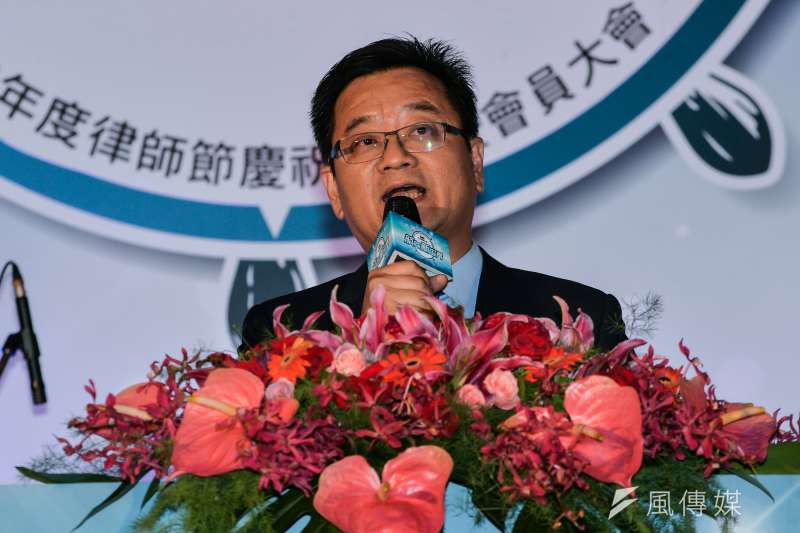 20170909-台北律師公會會員大會，薛欽峰致詞。（甘岱民攝）