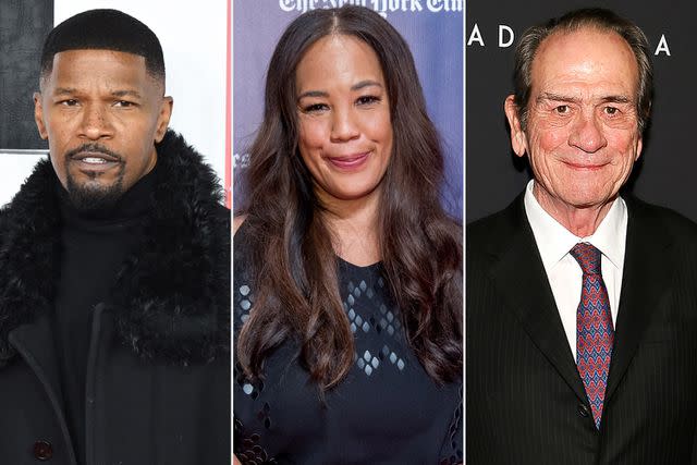 <p>Karwai Tang/WireImage; Roy Rochlin/FilmMagic; Paul Morigi/Getty </p> From L: Jamie Foxx, Maggie Betts, Tommy Lee Jones