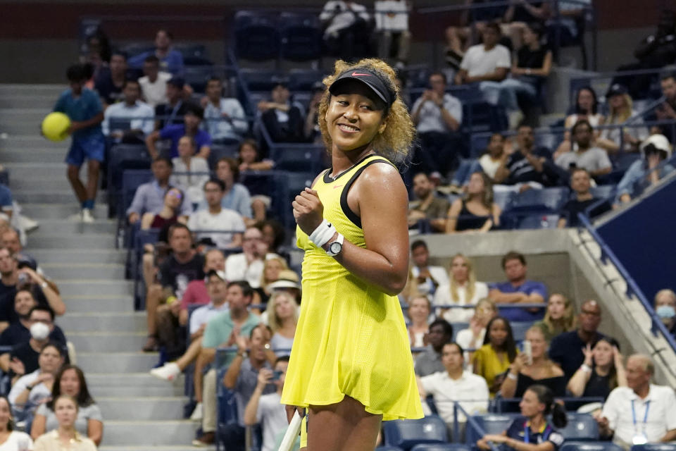 Naomi Osaka at the U.S. Open. - Credit: AP