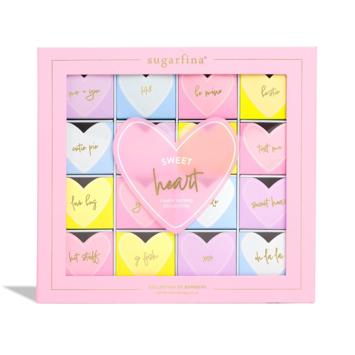 <p><a href="https://go.redirectingat.com?id=74968X1596630&url=https%3A%2F%2Fwww.sugarfina.com%2Fsugarfina-sweet-hearts-tasting-collection-valentines-day-2024&sref=https%3A%2F%2Fwww.redbookmag.com%2Ffood-recipes%2Fentertaining%2Fg46584966%2Fbest-valentines-candy-to-buy%2F" rel="nofollow noopener" target="_blank" data-ylk="slk:Shop Now;elm:context_link;itc:0;sec:content-canvas" class="link rapid-noclick-resp">Shop Now</a></p><p>Sweet Heart Tasting Collection</p><p>sugarfina.com</p><p>$42.00</p>