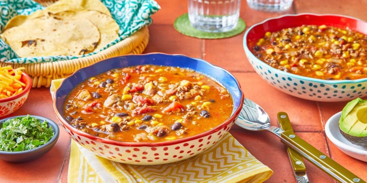 ground beef recipes taco soup