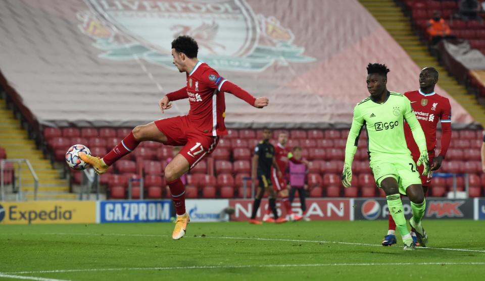 Curtis Jones takes full advantage of Onana’s error to score the winnerGetty