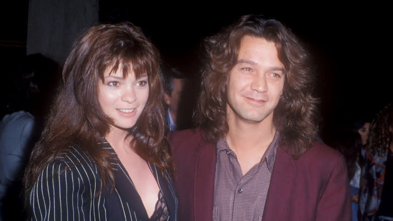 Valerie Bertinelli and Eddie Van Halen at event