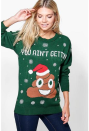 <p>£15, <a rel="nofollow noopener" href="http://www.boohoo.com/new-in/daisy-poo-emoji-christmas-jumper/invt/dzz71672" target="_blank" data-ylk="slk:Boohoo;elm:context_link;itc:0;sec:content-canvas" class="link ">Boohoo</a></p>