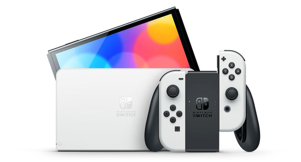 The Nintendo Switch OLED was launched on 8 October (Nintendo)