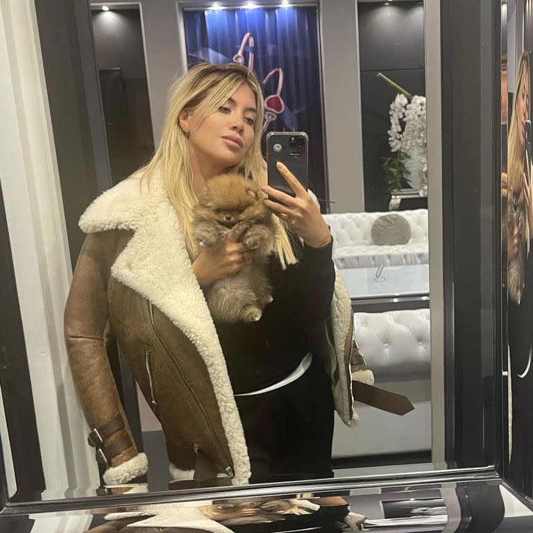 La tierna foto con la que Wanda Nara presentó a la nueva integrante de su familia en sociedad