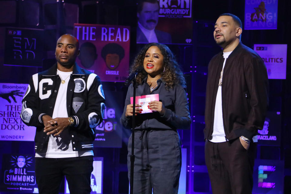 Charlamagne tha God, Angela Yee, and DJ Envy of 'The Breakfast Club'