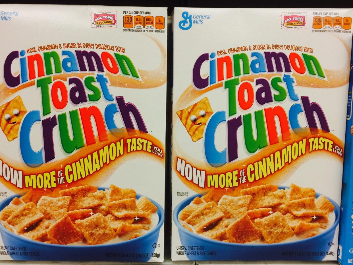 Cinnamon Toast Crunch Box Getty Images