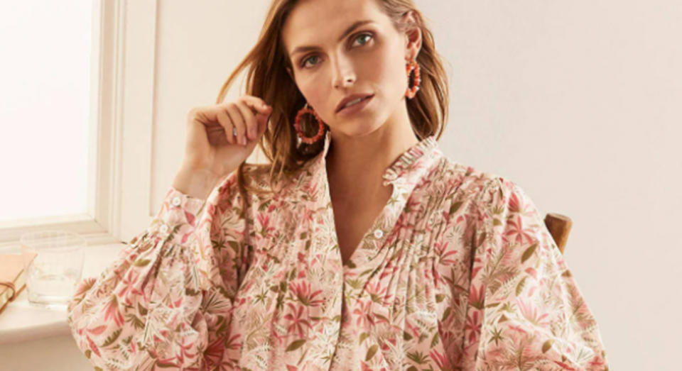 Boden has launched a huge sale - and you can even get an extra discount on top of those clearance items with a promotional code. (Boden)