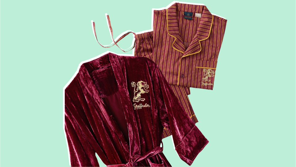 Best Harry Potter gifts: A house PJ and lux robe set