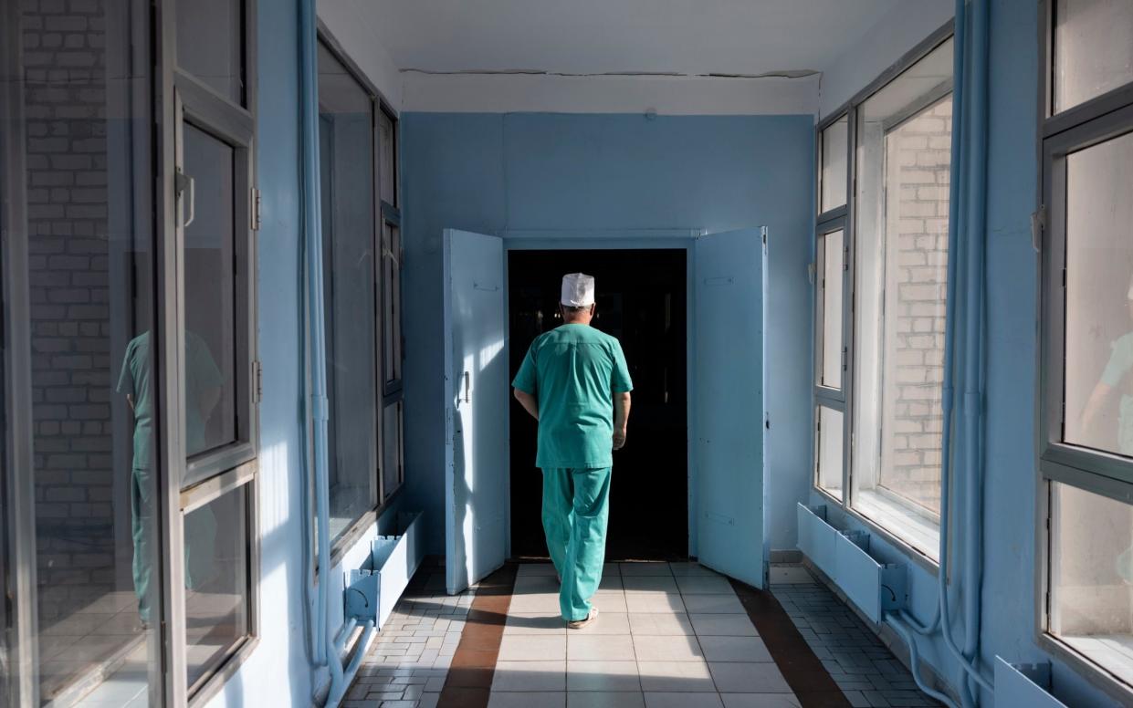 A hospital in Kryvyi Rih, southern Ukraine - Heathcliff O'Malley