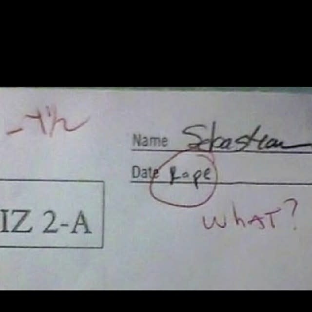 13) Your Kid Hears "Date" and Thinks "Rape"