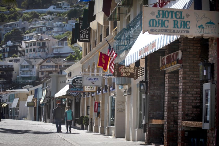 Catalina economy is going to suffer badly due to a 45-day moratorium on cruise ships visiting the island, costing businesses thousands of daily visitors