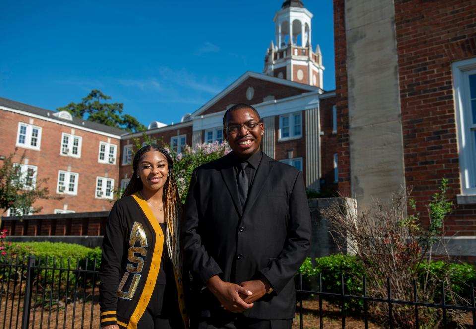 Haley Heard and Laquann Wilson are two of 15 students in the White House HBCU Scholars cohort who have ties to Alabama.