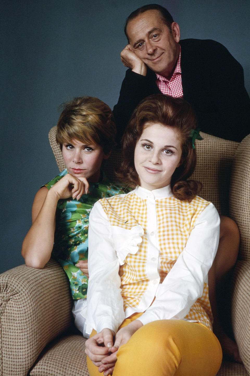 From top, down: 'Fair Exchange' stars Eddie Foy Jr., Judy Carne and Lynn Loring in 1963