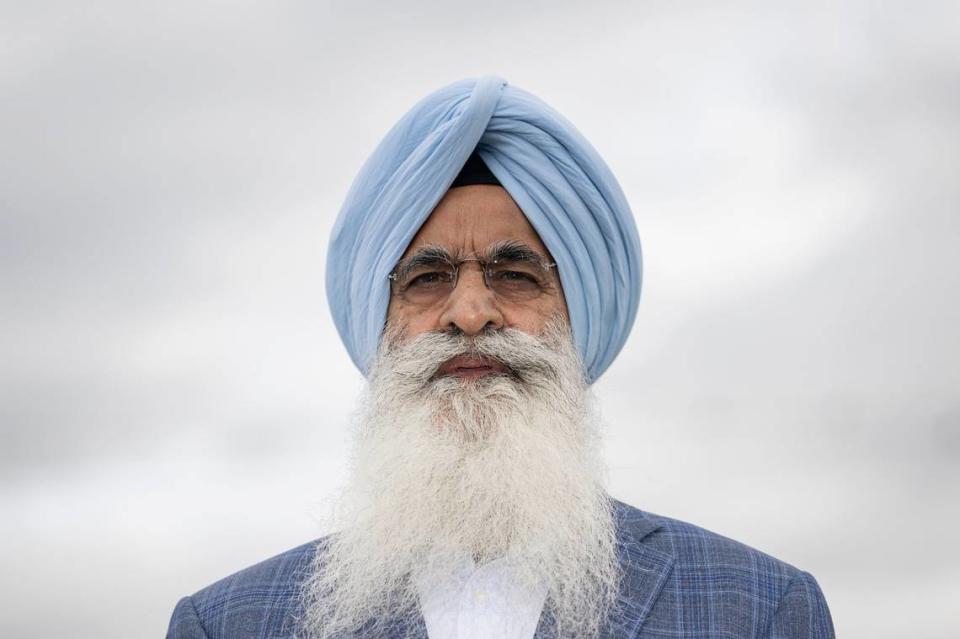 Pritpal Singh, director of the American Sikh Caucus Committee, attends the Yuba City Nagar Kirtan Sikh parade on Nov. 5.