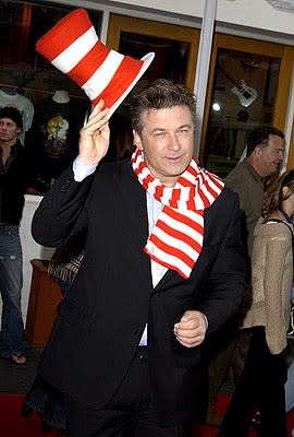 <p>Premiere: Alec Baldwin at the LA premiere of Universal's Dr. Seuss' The Cat in the Hat - 11/8/2003 Photo: Steve Granitz, Wireimage.com</p>