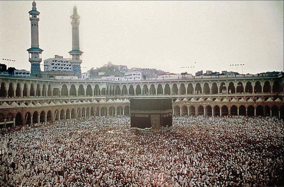 <strong>Picture dated May 1988 shows Muslim pilgrims during the Hajj in Mecca.</strong>