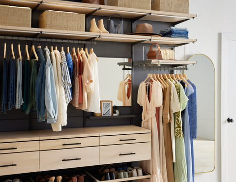 Decor+ by Elfa Closet Space in Natural Birch (Photo: Business Wire)