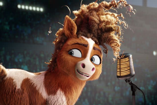 <p>Netflix</p> Thelma (voice by Brittany Howard) in 'Thelma the Unicorn'