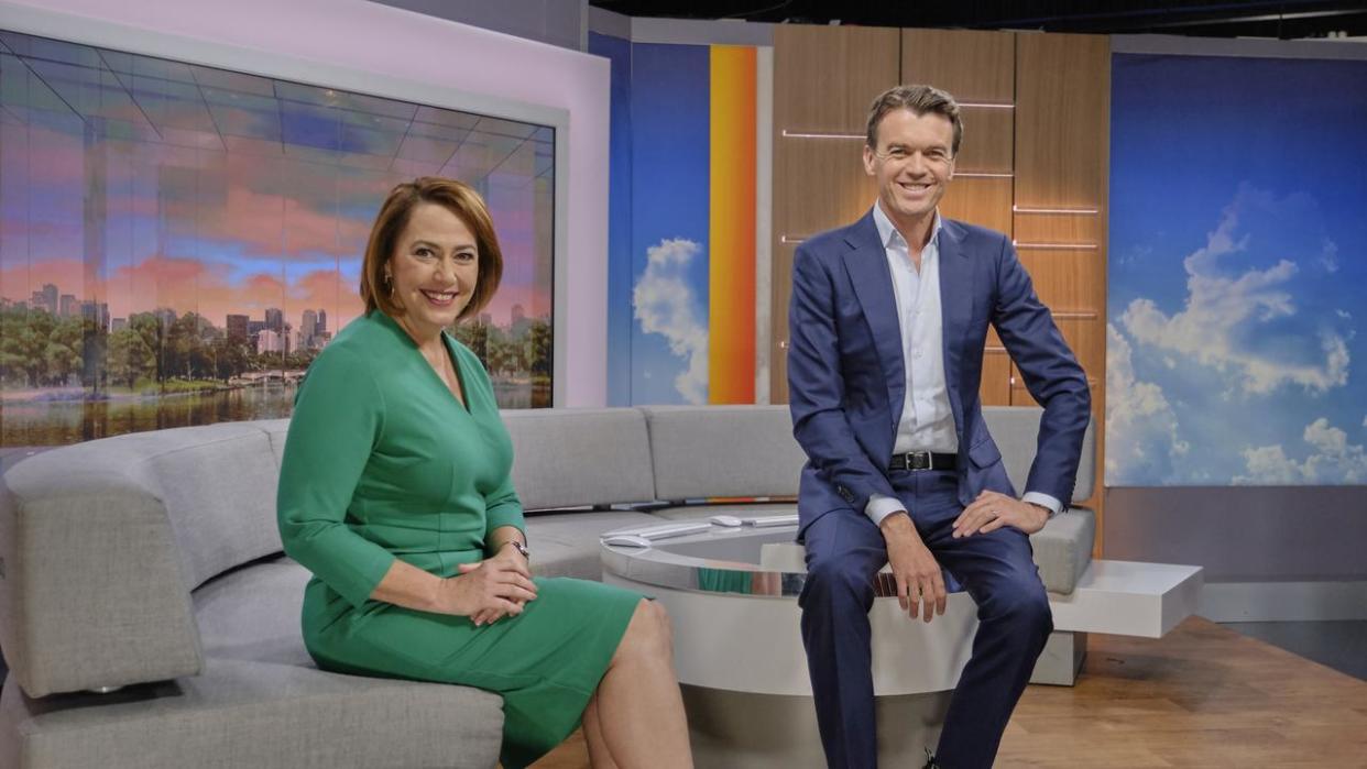 Lisa Millar and Michael Rowland from News Breakfast FOR WEEKEND