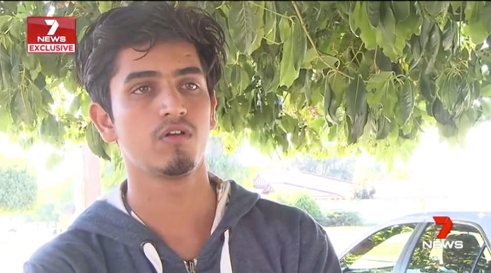 Ankit’s friend Sahil said he wanted the photos to be a warning to others. Photo: 7 News