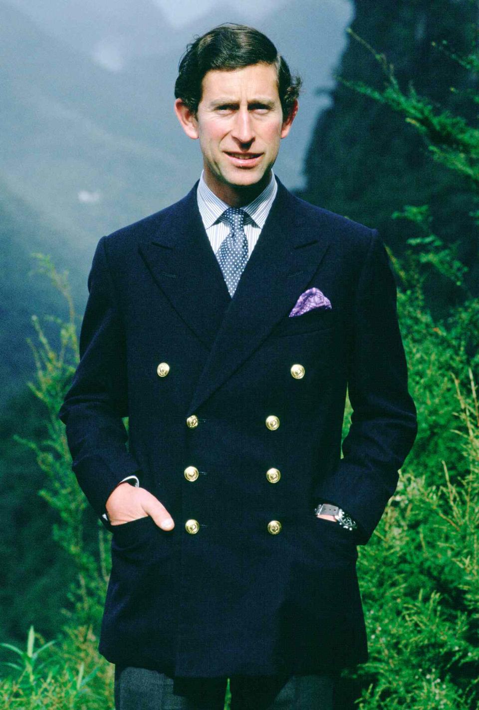 Prince Charles At Lake Manapouri In New Zealand