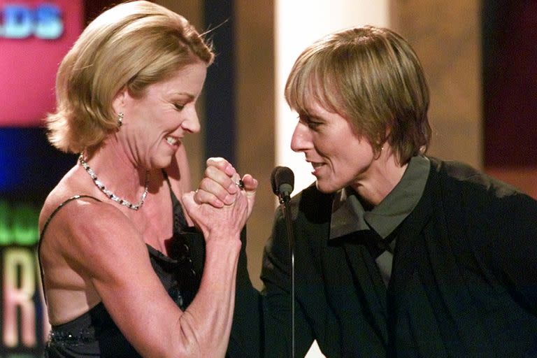 Una pulseada entre Chris Evert y Martina Navratilova, dos leyendas que compusieron un superclásico del circuito femenino