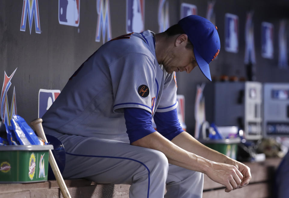 Jacob deGrom is sick of losing with the Mets. (AP Photo)