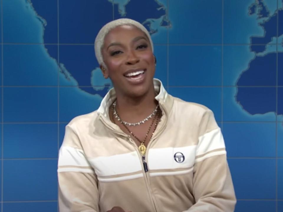 Ego Nwodim as Jada Pinkett Smith during ‘Saturday Night Live’ skit (Saturday Night Live)