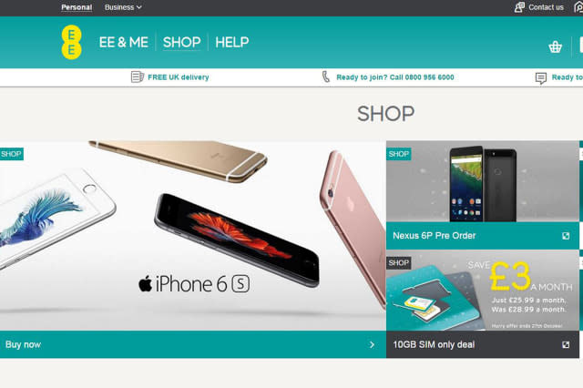 EE website branded worst for online shopping