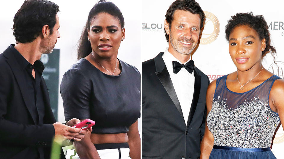 Patrick Mouratoglou and Serena Williams, pictured here in 2015.