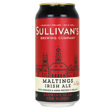 <p><a href="https://craftshack.com/products/sullivans-maltings-irish-ale-red-ale" rel="nofollow noopener" target="_blank" data-ylk="slk:Shop Now;elm:context_link;itc:0;sec:content-canvas" class="link ">Shop Now</a></p><p>Sullivan's Maltings Irish Ale</p><p>craftshack.com</p><p>$3.99</p>