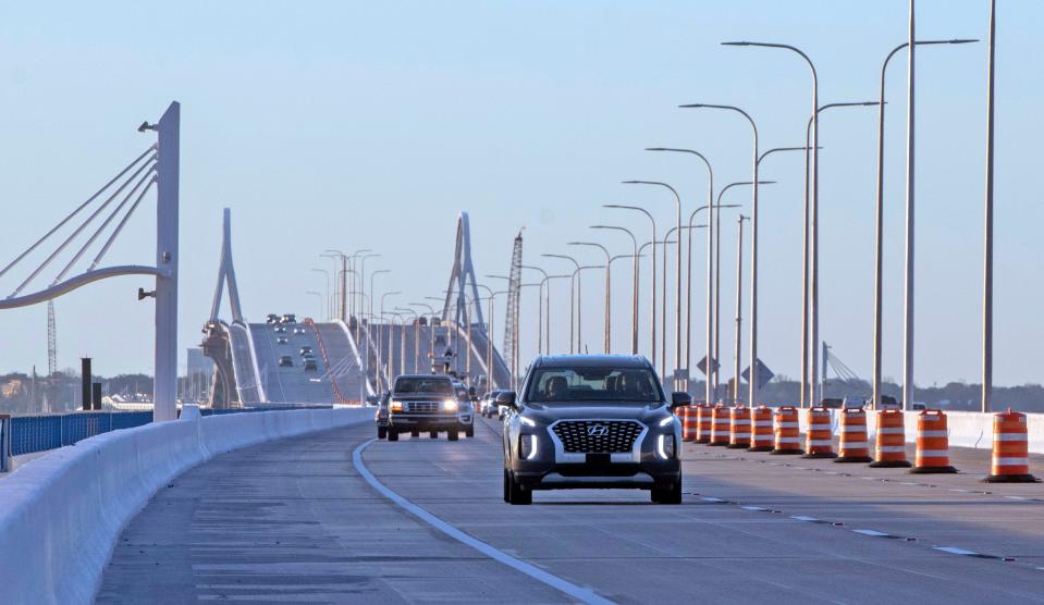 The Florida Department of Transportation opened the westbound lane of the new General Daniel "Chappie" James, Jr. Bridge to motor vehicle traffic on Tuesday, Feb. 14, 2023.