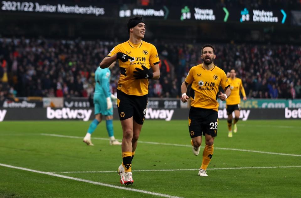 Raul Jimenez’s penalty set Wolves on the way to victory against Southampton (Bradley Collyer/PA) (PA Wire)