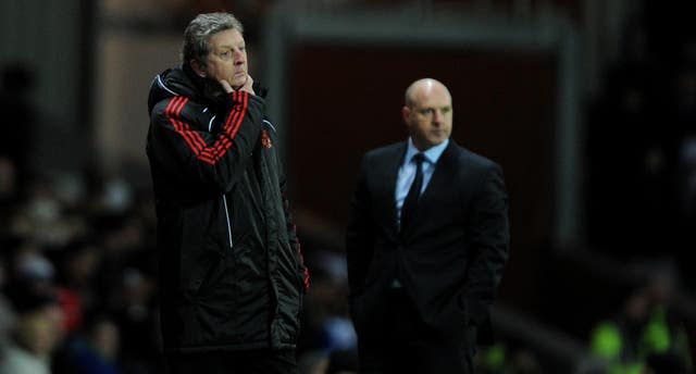 Roy Hodgson watches his Liverpool side in action against Blackburn