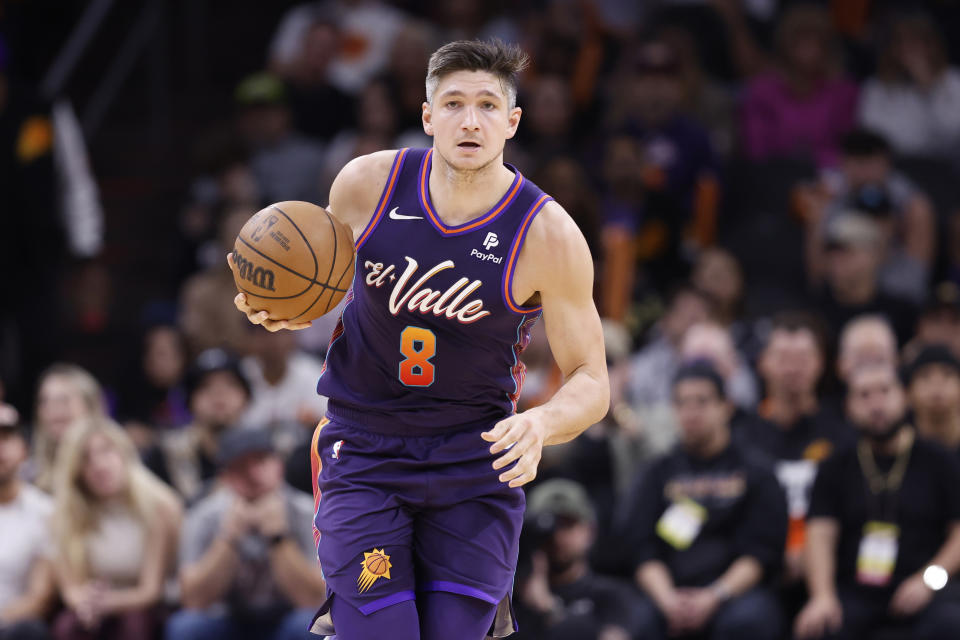 Grayson Allen #8 of the Phoenix Suns.  (Photo by Chris Coduto/Getty Images)