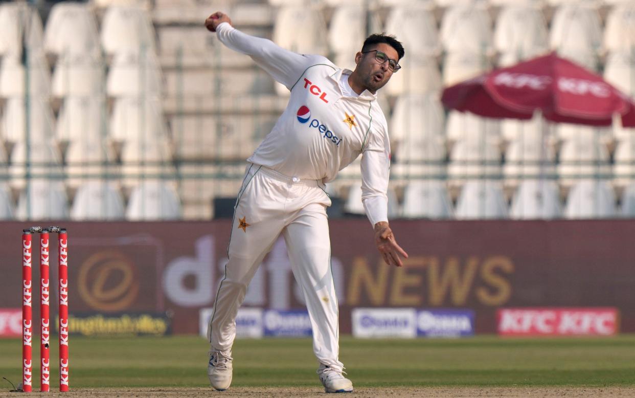 Abrar Ahmed - Pakistan's mystery-spinner Abrar Ahmed leaves Ben Stokes open-mouthed - Anjum Naveed/AP