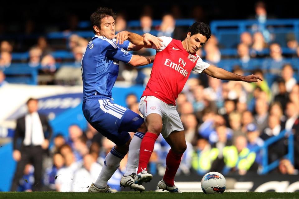 Frank Lampard has been a regular rival to Mikel Arteta (Getty Images)