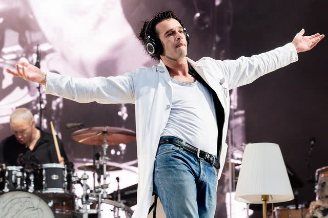 &lt;p&gt;Shirlaine Forrest/Getty&lt;/p&gt; Matty Healy performs with The 1975 on June 11, 2023 in Manchester, England