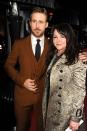 HOLLYWOOD, CA - JANUARY 07: Actor Ryan Gosling and Donna Gosling arrive at Warner Bros. Pictures' "Gangster Squad" premiere at Grauman's Chinese Theatre on January 7, 2013 in Hollywood, California. (Photo by Kevin Winter/Getty Images)