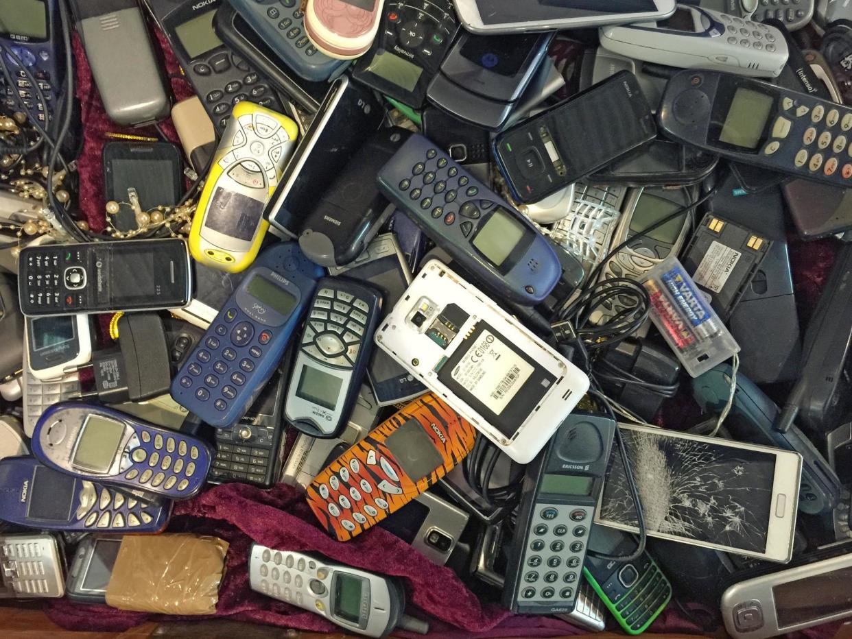 Scientists found many old mobile devices contain elements such as gold, arsenic and rare elements such as indium (file photo): Getty Images/iStockphoto