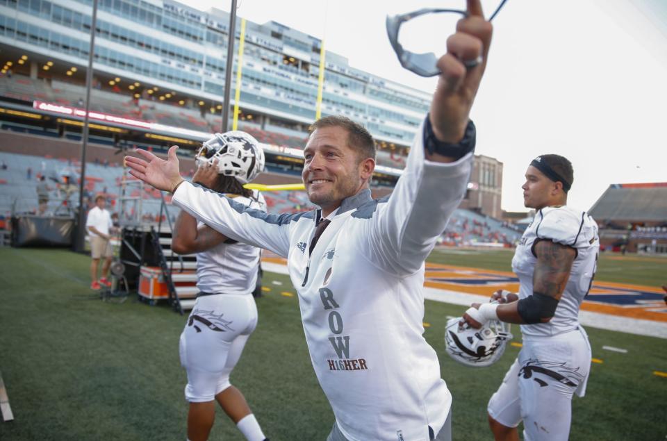 P.J. Fleck and Western Michigan went undefeated but are going to the Cotton Bowl. (Getty)