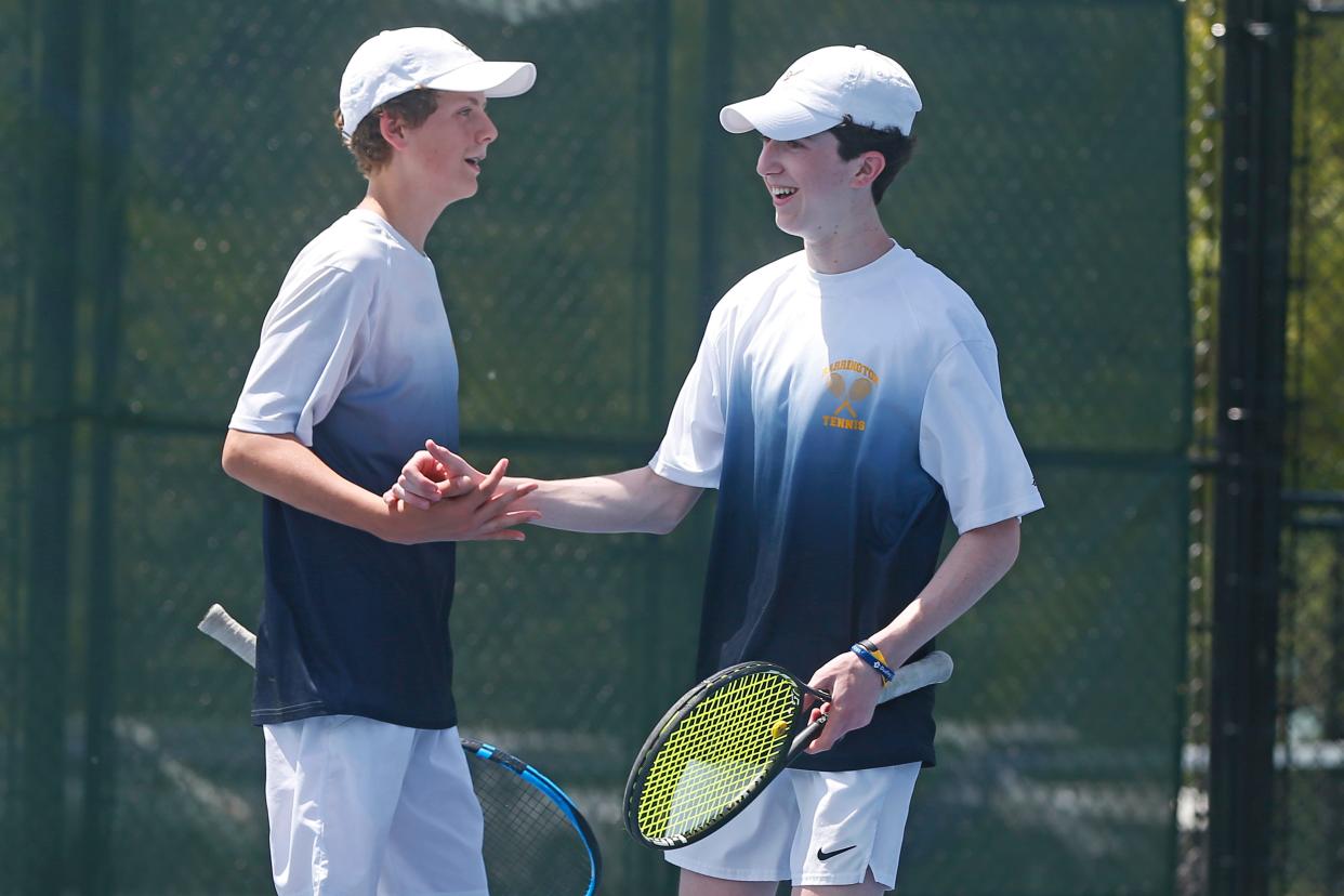 Barrington's Gabe Anderson and Bryce Kupperman won the doubles title last year.