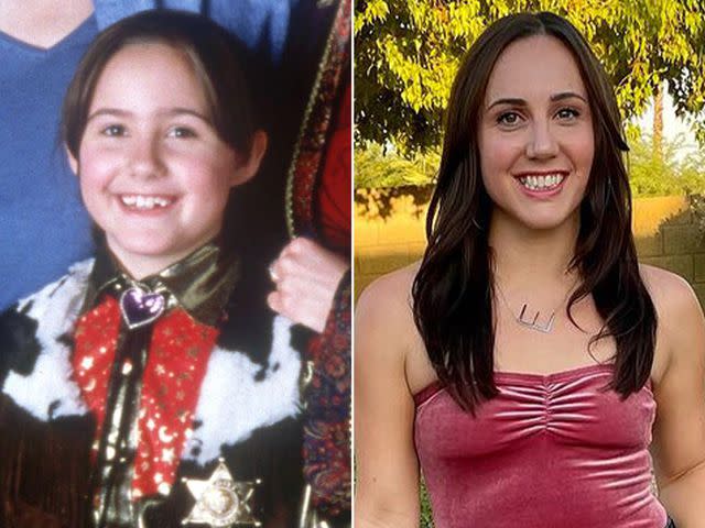 <p>AJ Pics / Alamy ; Emily Roeske Instagram</p> Emily Roeske in 'Halloweentown' in 1998. ; Emily Roeske in 2023 .